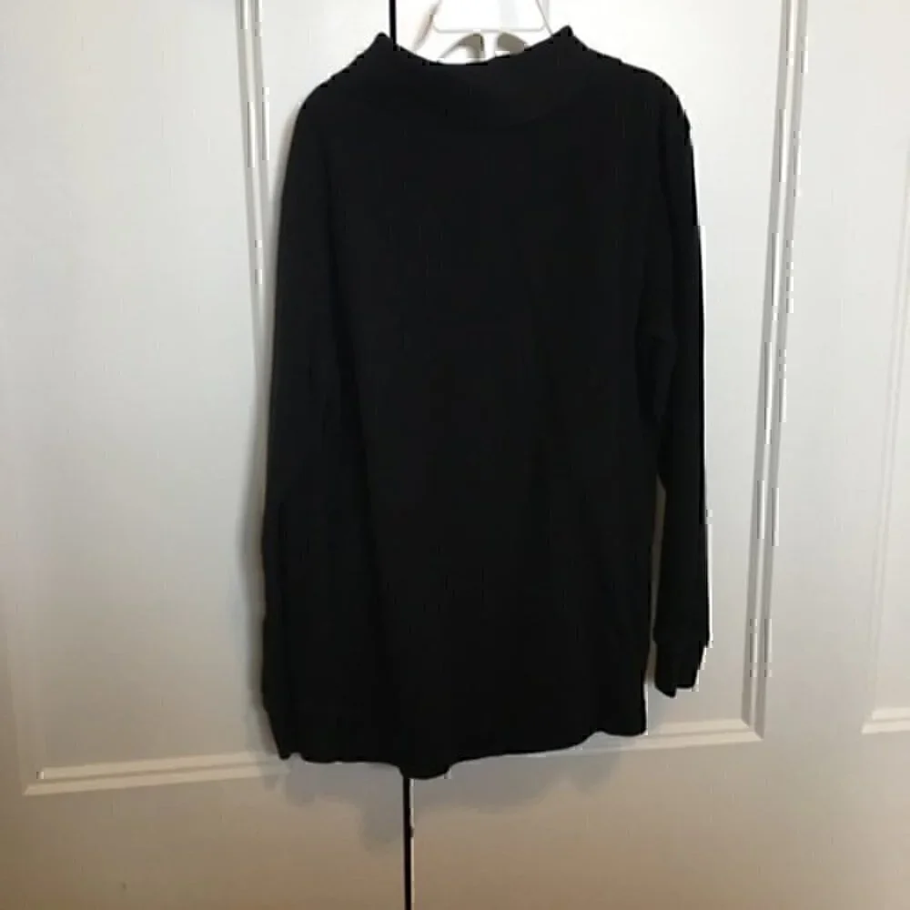 Boys size medium 8 Old Navy black polo